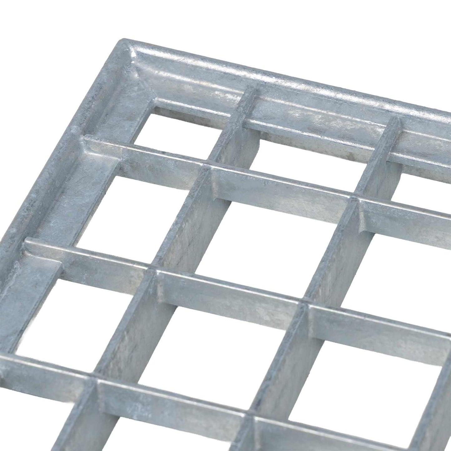 Grating Silver 50 x 50 x 2 cm Hot-Dip Galvanised Steel