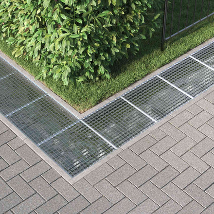 Grating Silver 50 x 50 x 2 cm Hot-Dip Galvanised Steel