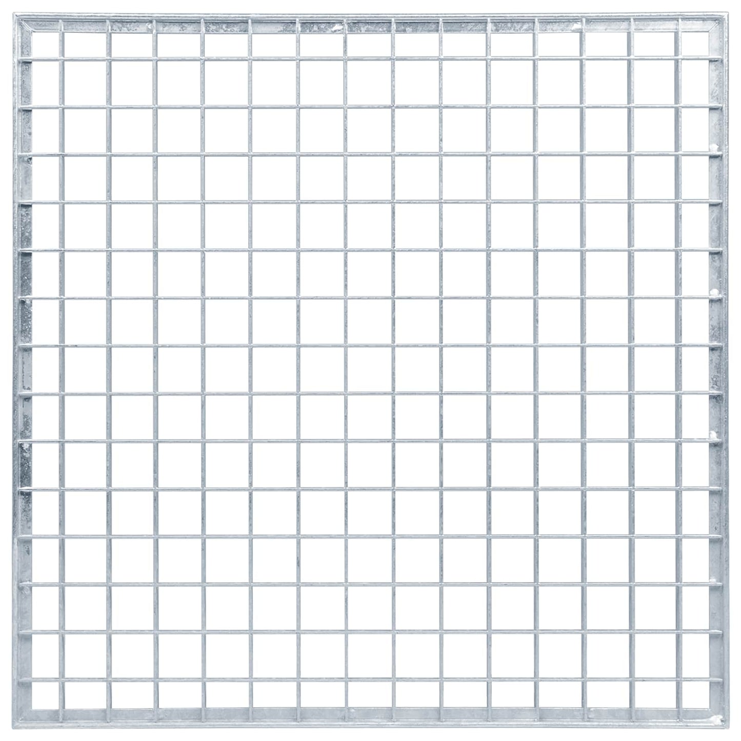 Grating Silver 50 x 50 x 2 cm Hot-Dip Galvanised Steel