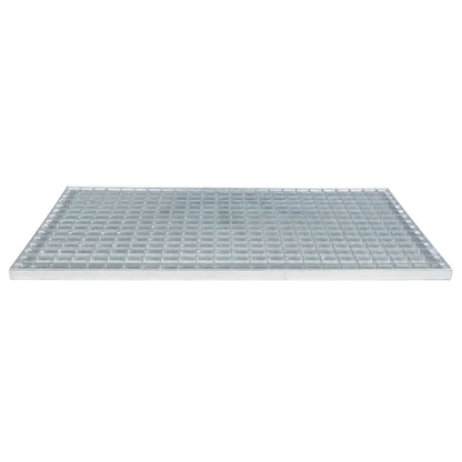 Grating Silver 80 x 50 x 2 cm Hot-Dip Galvanised Steel