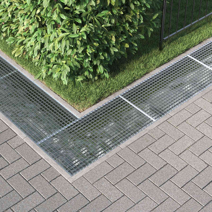 Grating Silver 100 x 50 x 2 cm Hot-Dip Galvanised Steel