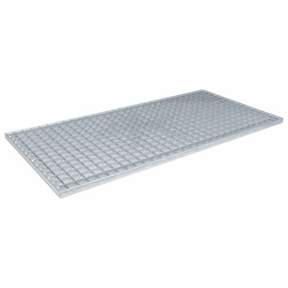 Grating Silver 100 x 50 x 2 cm Hot-Dip Galvanised Steel