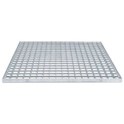 Grating Silver 60 x 60 x 2 cm Hot-Dip Galvanised Steel
