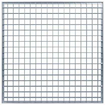 Grating Silver 60 x 60 x 2 cm Hot-Dip Galvanised Steel