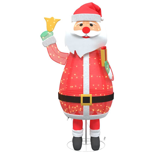 Christmas Santa Claus 200 LEDs Warm White 100 x 180 cm Fabric
