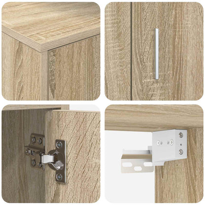 TV Cabinet Set Sonoma Oak Engineered wood