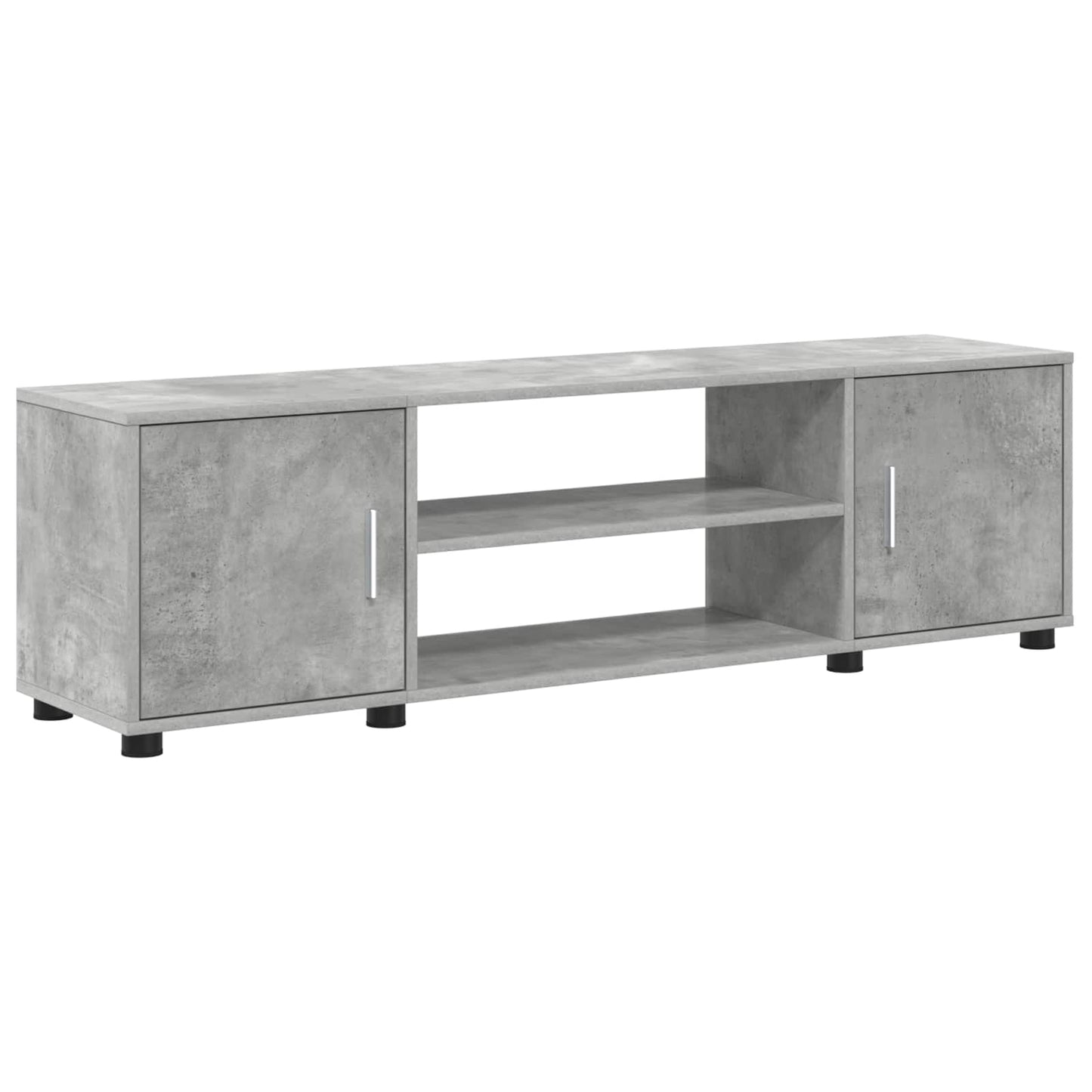 TV Cabinet Set Concrete Grey Engineered wood