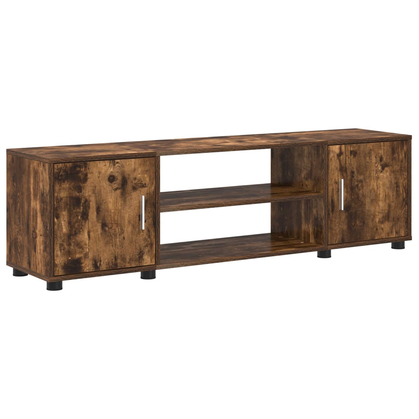TV Cabinet Set Somoked Oak Engineered wood