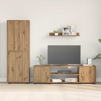 TV Cabinet Set Artisan Oak Engineered wood