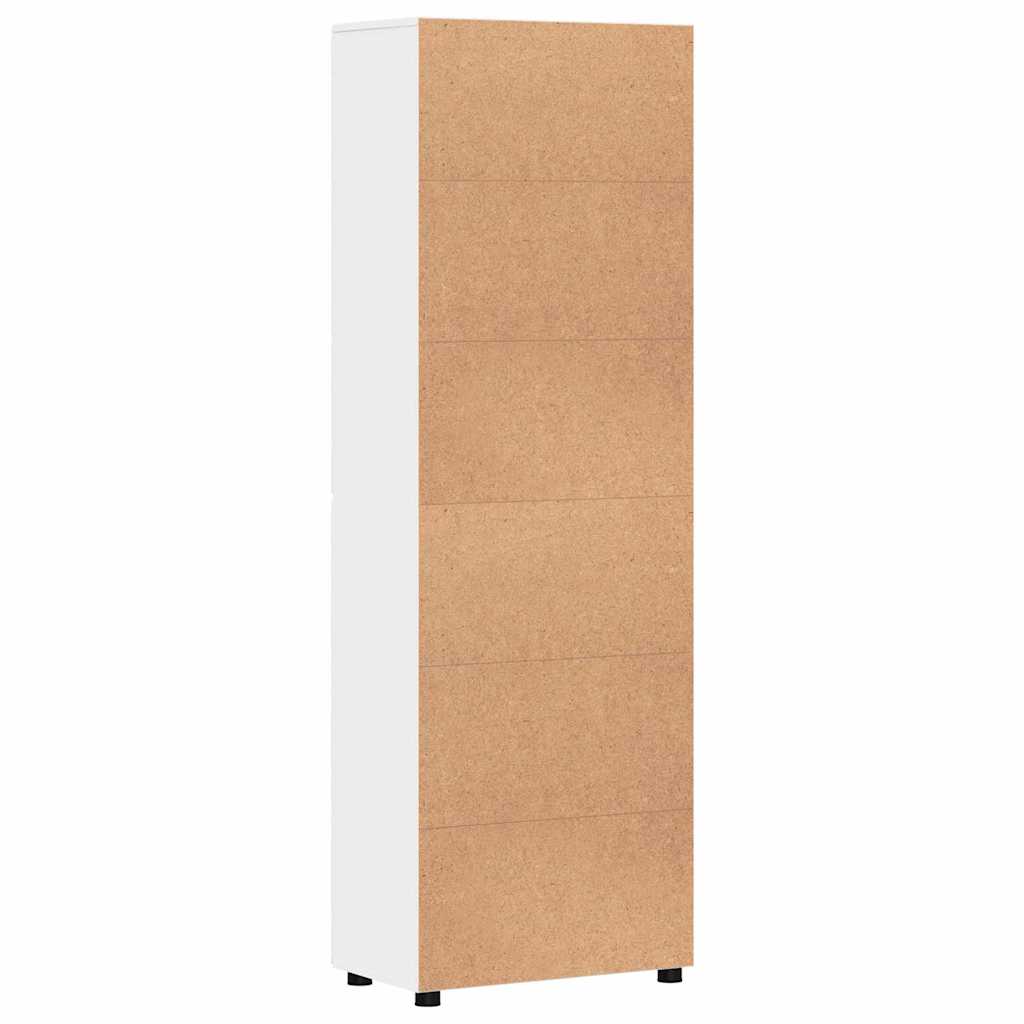 Highboard FLORIN White 60 x 35 x 182 cm Engineered Wood