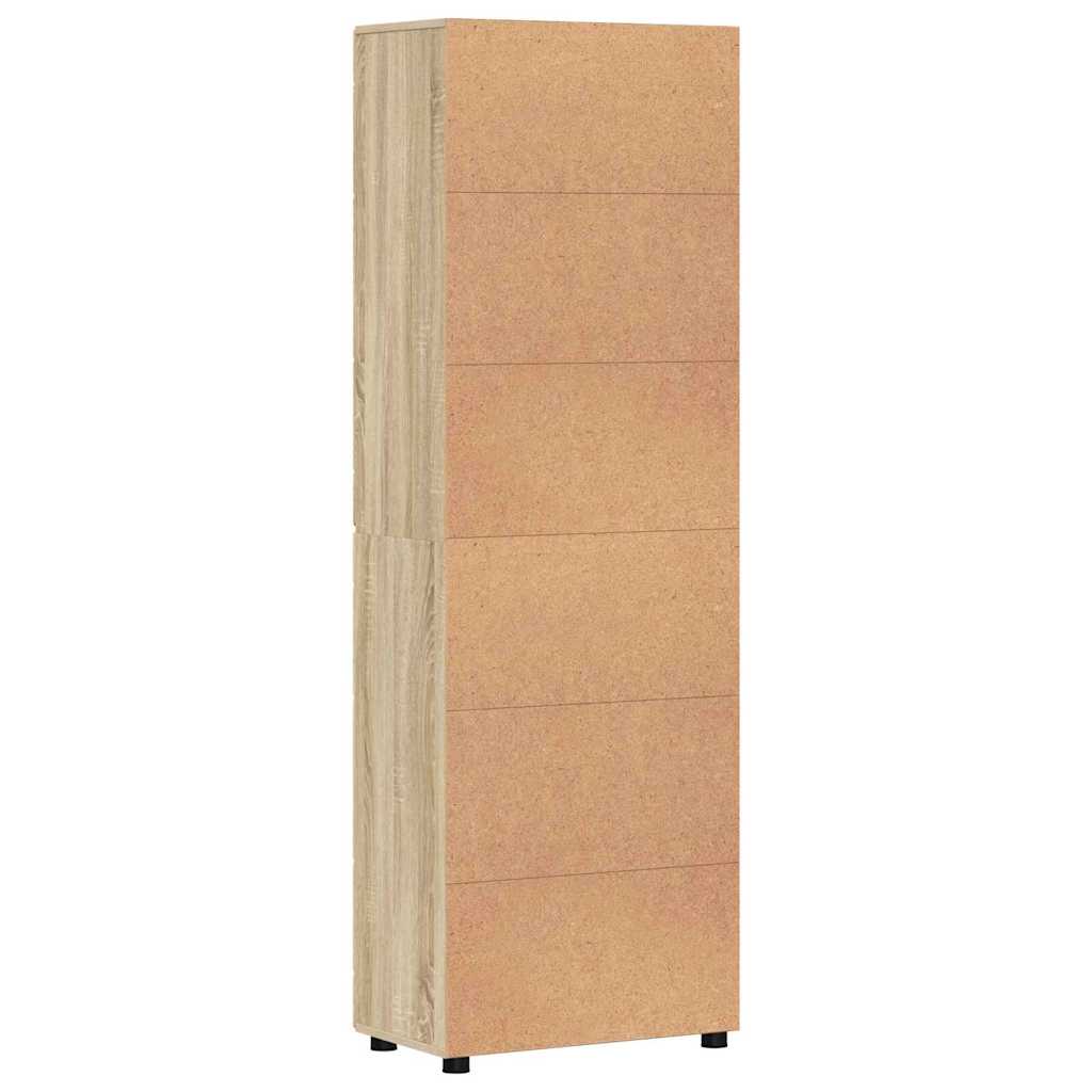 Highboard FLORIN Sonoma Oak 60 x 35 x 182 cm Engineered Wood