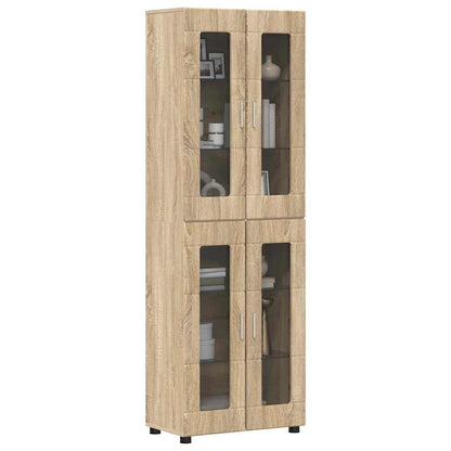 Highboard FLORIN Sonoma Oak 60 x 35 x 182 cm Engineered Wood