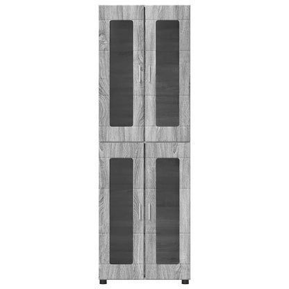 Highboard FLORIN Grey Sonoma 60 x 35 x 182 cm Engineered Wood