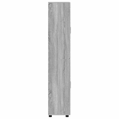 Highboard FLORIN Grey Sonoma 60 x 35 x 182 cm Engineered Wood