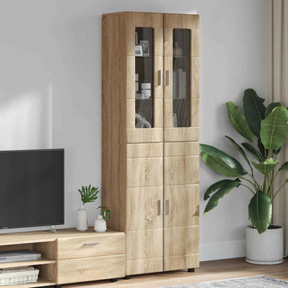 Highboard FLORIN Sonoma Oak 60 x 35 x 182 cm Engineered Wood