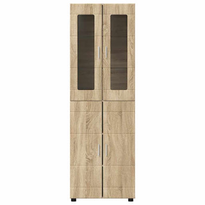 Highboard FLORIN Sonoma Oak 60 x 35 x 182 cm Engineered Wood