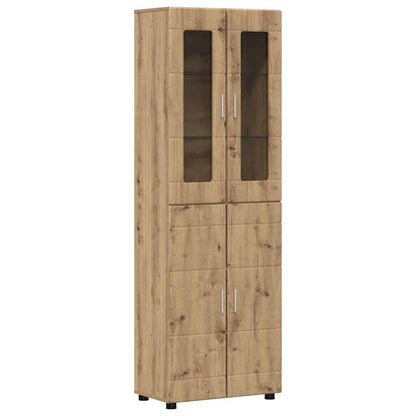 Highboard FLORIN Artisan Oak 60 x 35 x 182 cm Engineered Wood