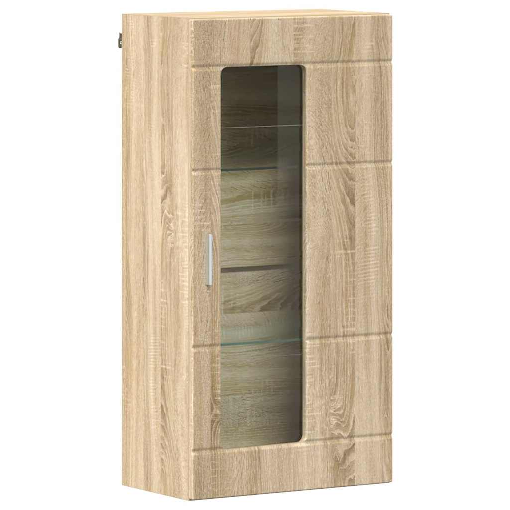 TV Cabinet Set FLORIN 3 pcs Sonoma Oak Engineered Wood