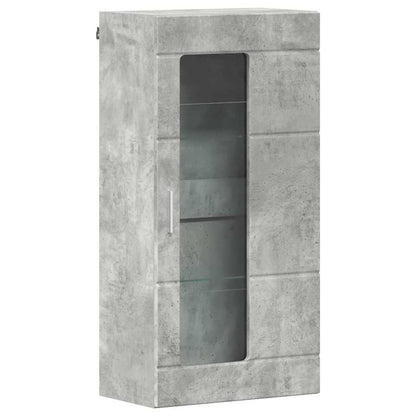 TV Cabinet Set FLORIN 3 pcs Concrete Grey Engineered Wood