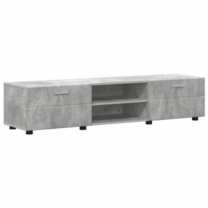 TV Cabinet Set FLORIN 3 pcs Concrete Grey Engineered Wood
