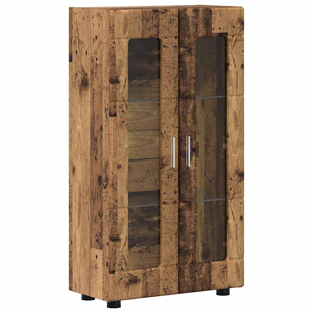 TV Cabinet Set with Shelf FLORIN 3 pcs Old Wood Engineered Wood