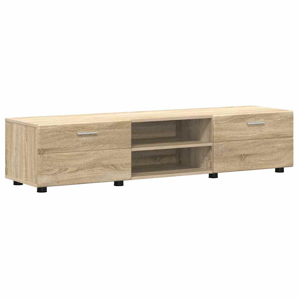 TV Cabinet Set FLORIN 3 pcs Sonoma Oak Engineered Wood