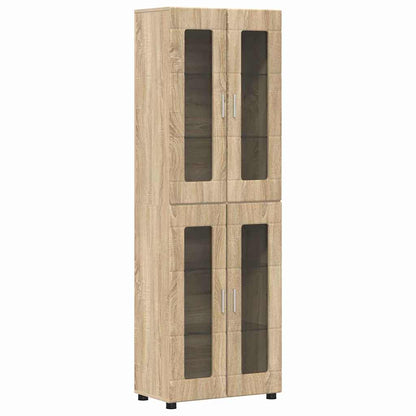 TV Cabinet Set FLORIN 3 pcs Sonoma Oak Engineered Wood