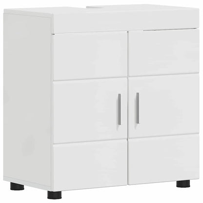 Bathroom Furniture Set TULUM 2 pcs High Gloss White