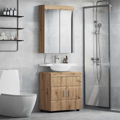 Bathroom Furniture Set TULUM 2 pcs Artisan Oak 60 x 34 x 63 cm