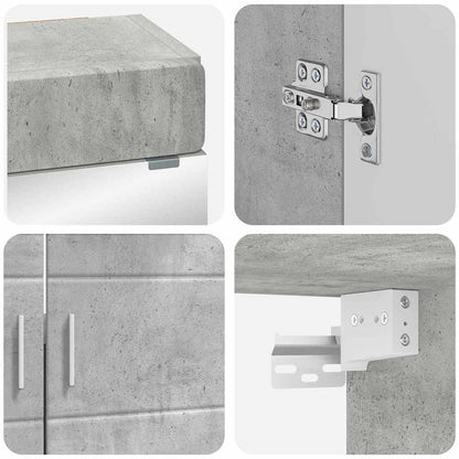 Bathroom Furniture Set TULUM 4 pcs Concrete Grey