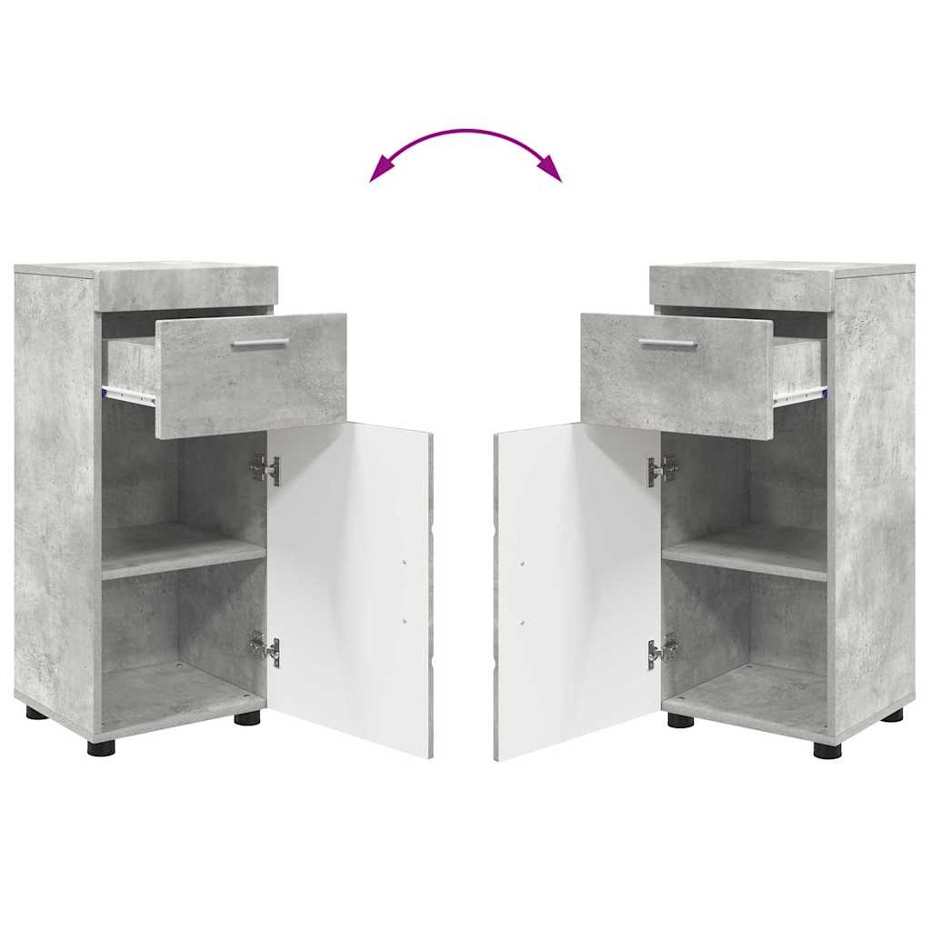 Bathroom Furniture Set TULUM 4 pcs Concrete Grey