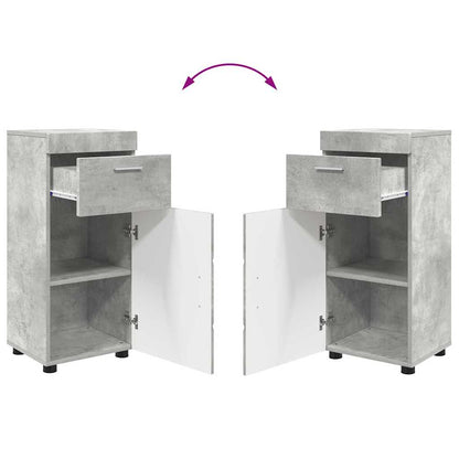 Bathroom Furniture Set TULUM 4 pcs Concrete Grey