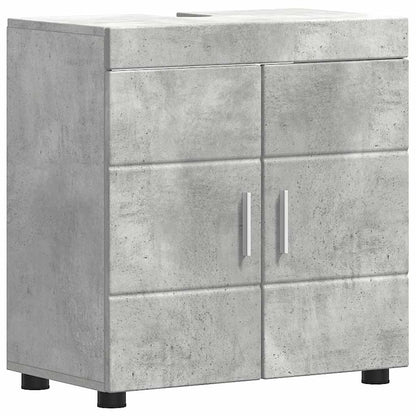 Bathroom Furniture Set TULUM 5 pcs Concrete Grey