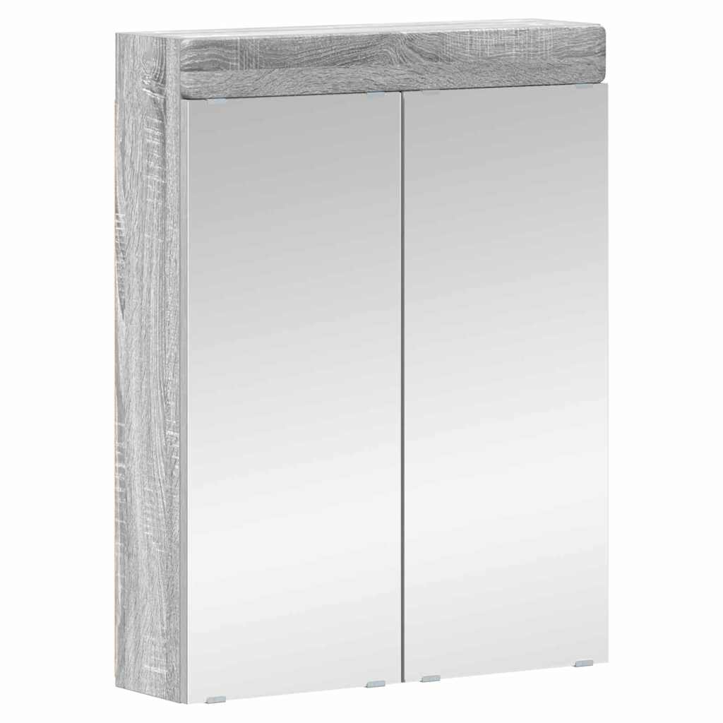 Bathroom Furniture Set TULUM 5 pcs Grey Sonoma 60 x 34 x 63 cm