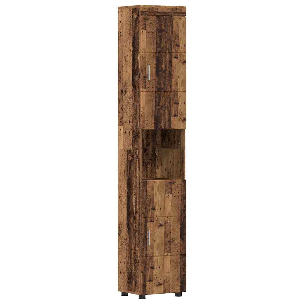 Bathroom Furniture Set TULUM 5 pcs Old Wood 60 x 34 x 63 cm