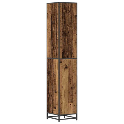Bathroom Furniture Set with Shelf Old Wood 35 x 37.5 x 188.5 cm