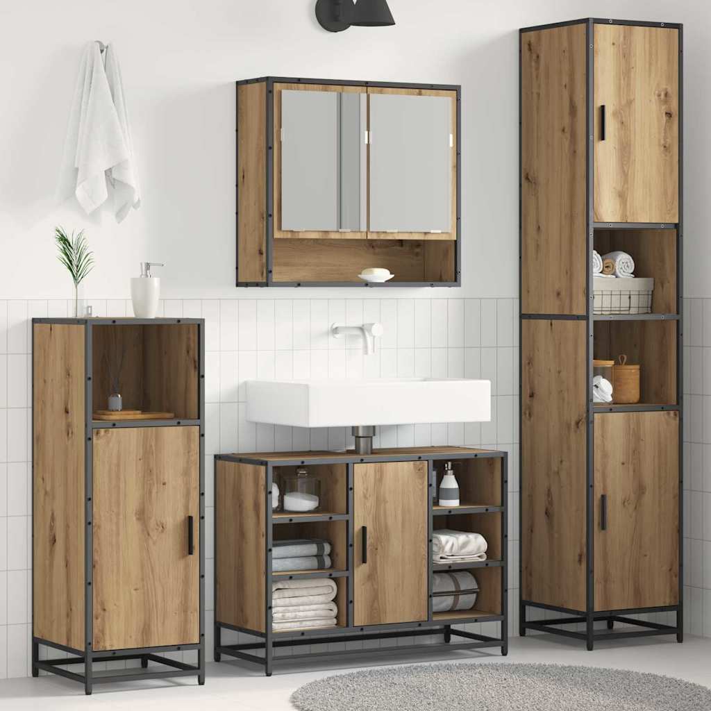 Bathroom Furniture Set Artisan Oak 35 x 37.5 x 188.5 cm