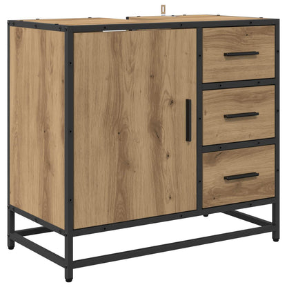 Bathroom Furniture Set 2 pcs Artisan Oak Engineered Wood