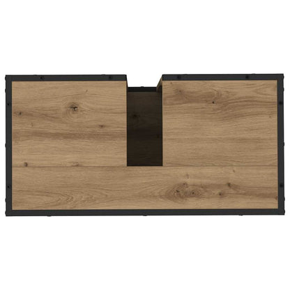 Bathroom Furniture Set 4 pcs Artisan Oak Engineered Wood