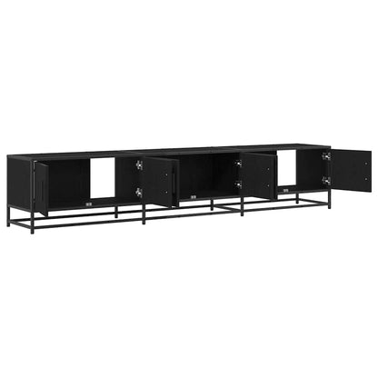TV Units 210 x 35 x 41 cm Black Oak Engineered wood