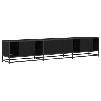 TV Units 210 x 35 x 41 cm Black Oak Engineered wood