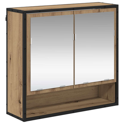 Bathroom Furniture Set 3 pcs Artisan Oak Engineered Wood