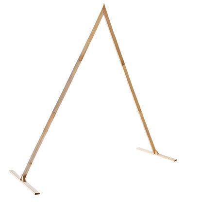 Wedding Arch Light Brown 202 x 95 x 254 cm Solid Pine Wood