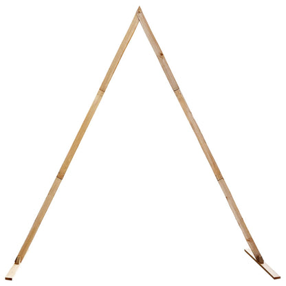 Wedding Arch Light Brown 202 x 95 x 254 cm Solid Pine Wood
