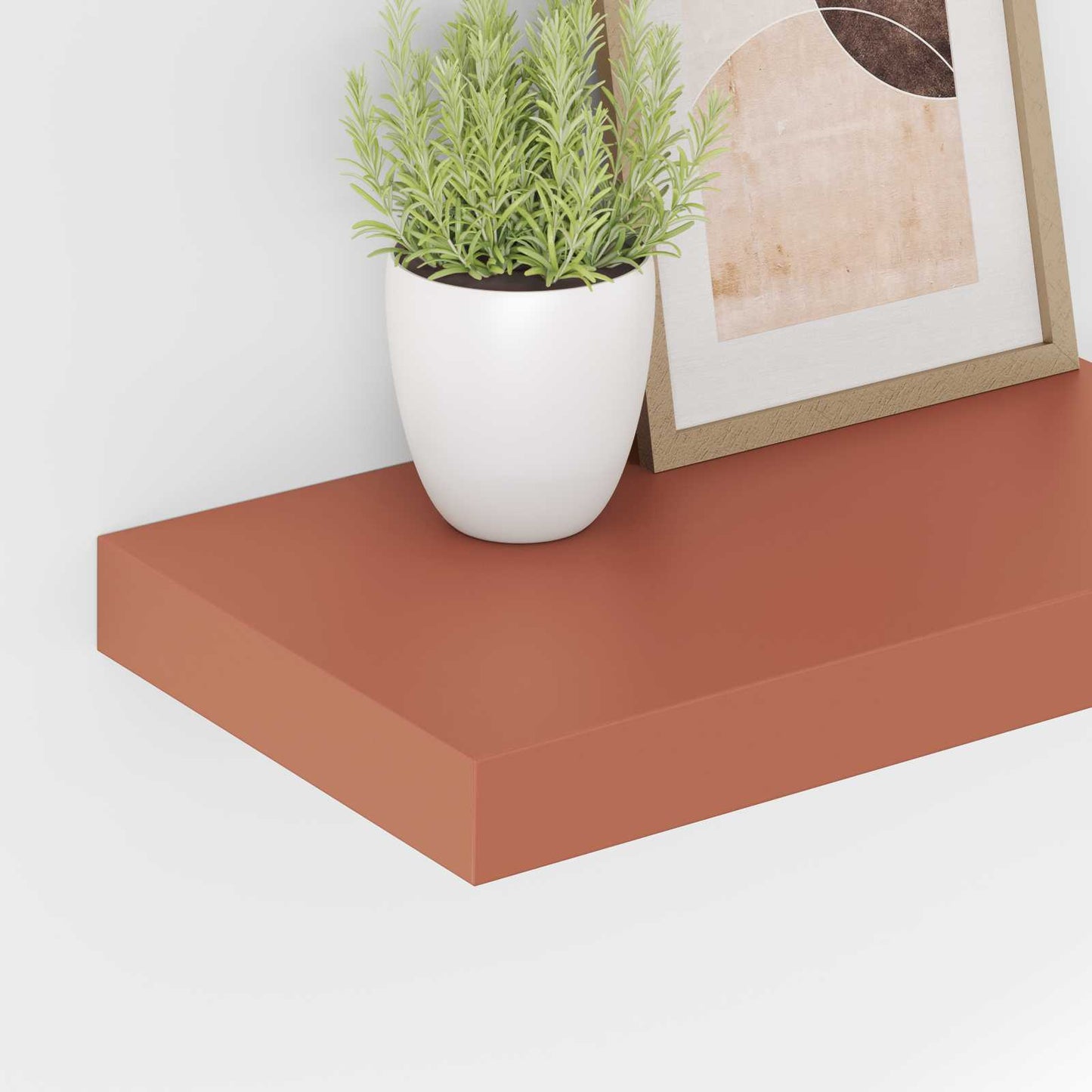 Wall Shelf Wall-mounted Red 40 x 23.5 x 4 cm Engineered Wood
