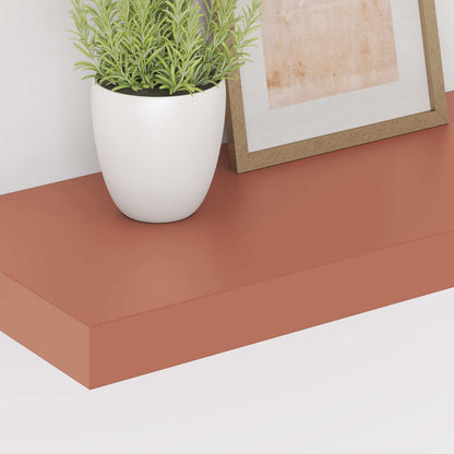 Wall Shelf 4 pcs Red 50 x 23 x 4 cm Engineered Wood