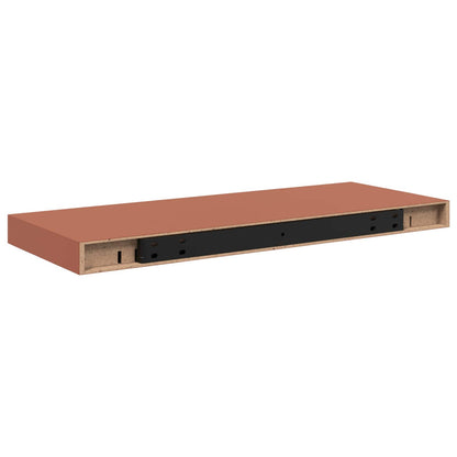 Wall Shelf 2 pcs Red 60 x 23 x 4 cm Engineered Wood