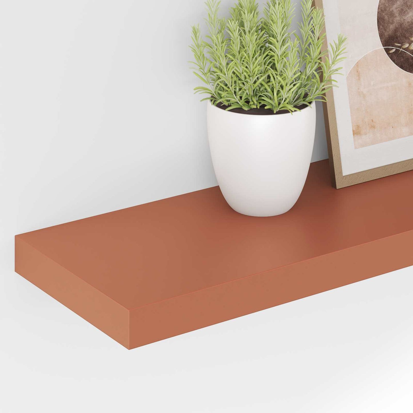 Wall Shelf 2 pcs Red 80 x 23.5 x 4 cm Engineered Wood