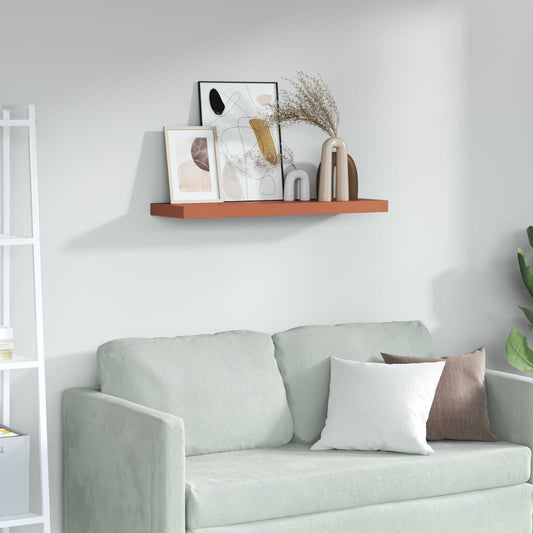 Wall Shelf Wall-Mounted Red 90 x 23.5 x 3.8 cm Engineered Wood