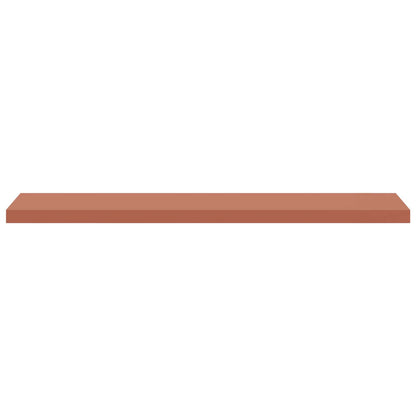 Wall Shelf 4 pcs Red 120 x 23.5 x 4 cm Engineered Wood